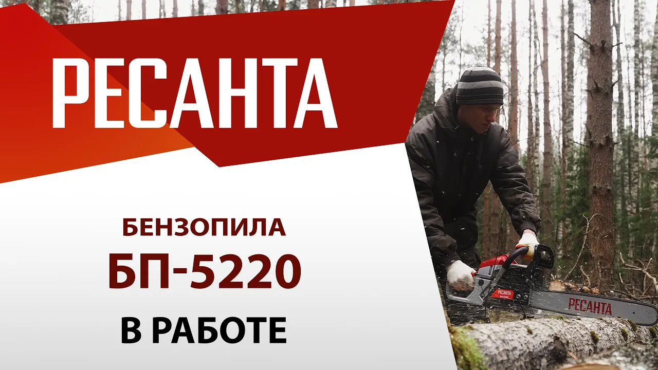 РЕСАНТА БП-5220 бензопила купить по низкой цене в Санкт-Петербурге на сайте  официального дилера Resanta, 70/6/15